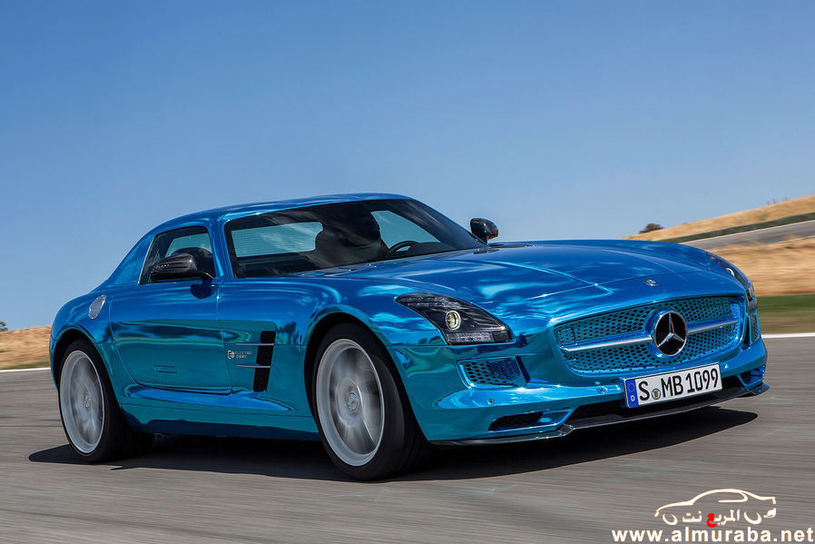 مرسيدس بنز اس ال اس الكوبيه الزرقاء سعرها يقترب من نصف مليون دولار Mercedes-Benz SLS AMG 6
